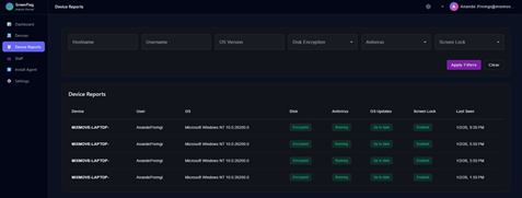 GreenFlag Dashboard Demo